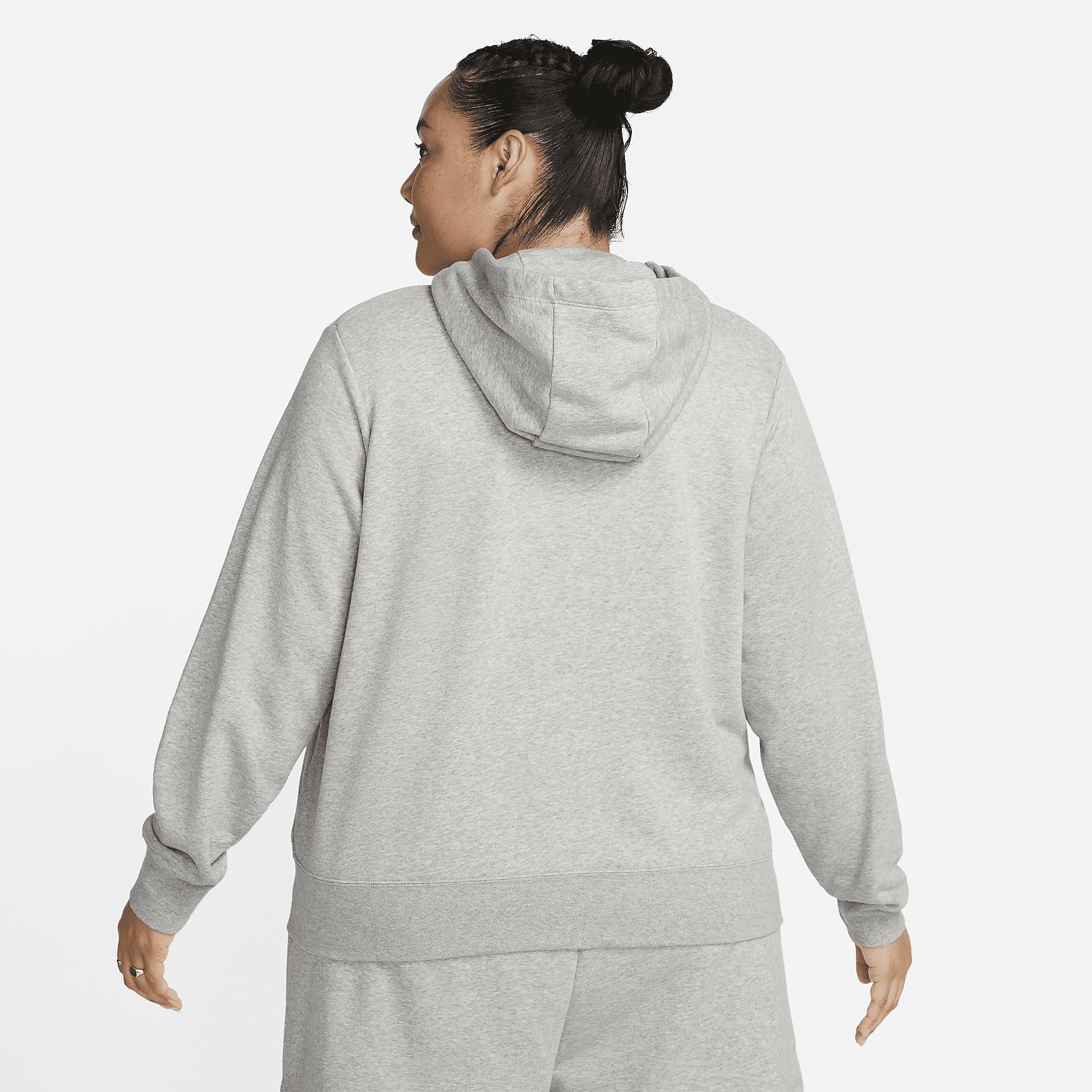 Womens Nike Sportswear Club Fleece Full-Zip Hoodie (Plus Size) | DV5211-063 Product Image
