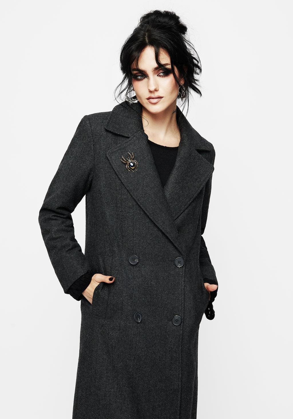 Infinite Wool Blend Herringbone Coat Product Image