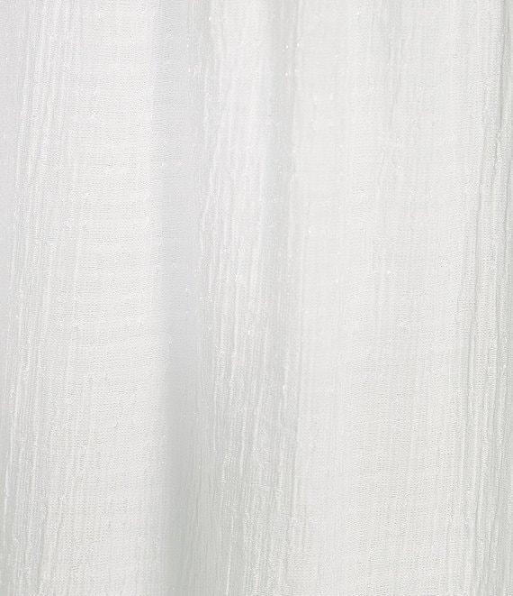 Blu Pepper Textured V-Neck Tie Shoulder Midi Dress Product Image