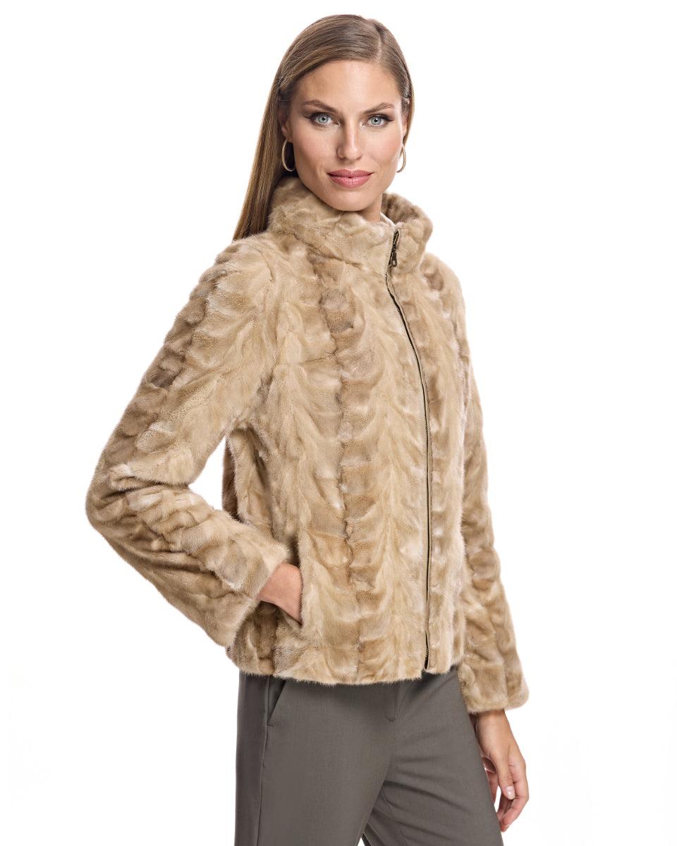 Mink Sections Jacket Product Image