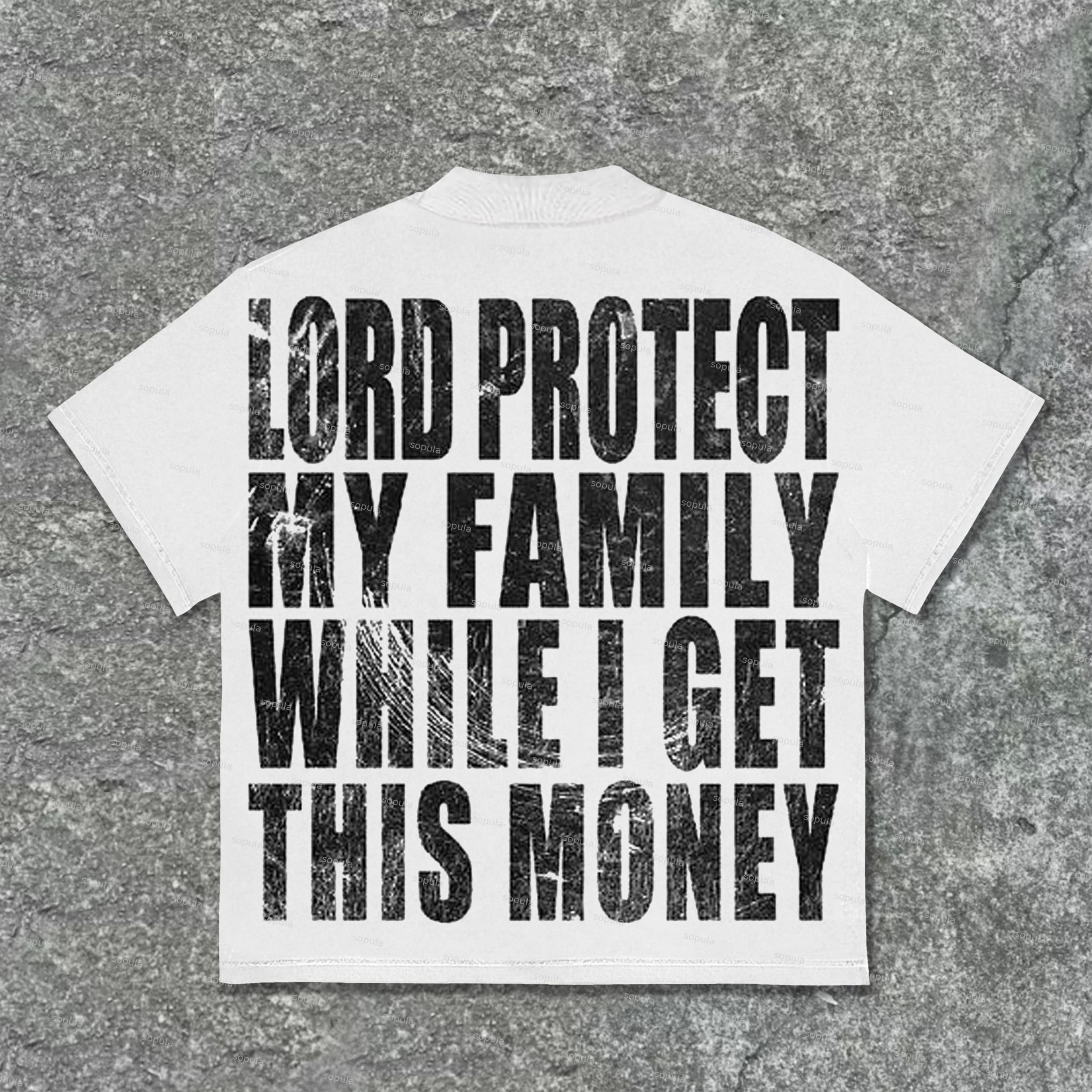 Sopula Vingate Get Rich Abstract Portrait Graphics Cotton T-Shirt Product Image