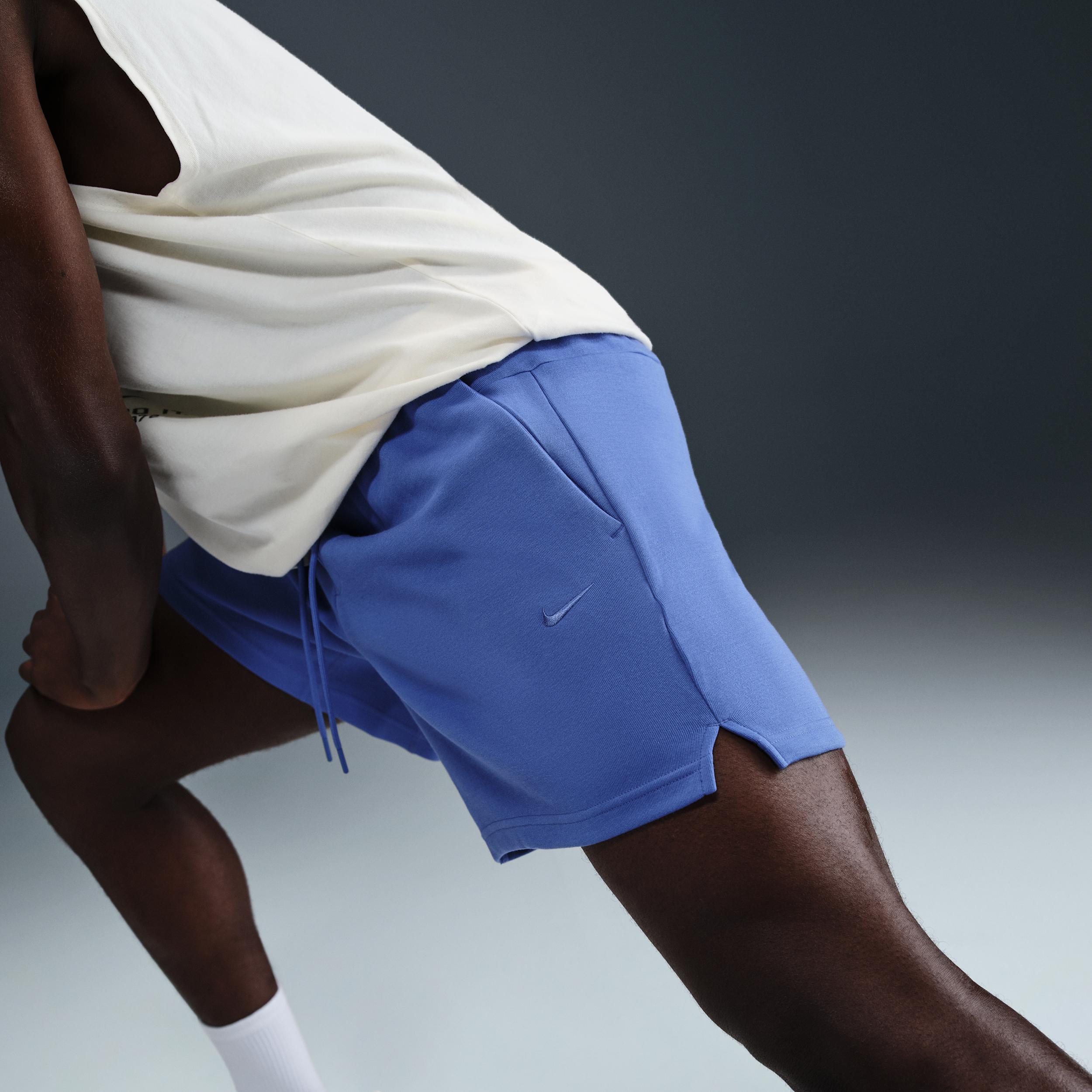 Nike Mens Primary Fleece 7 Dri-FIT Unlined Performance Shorts | FZ0961-411 Product Image