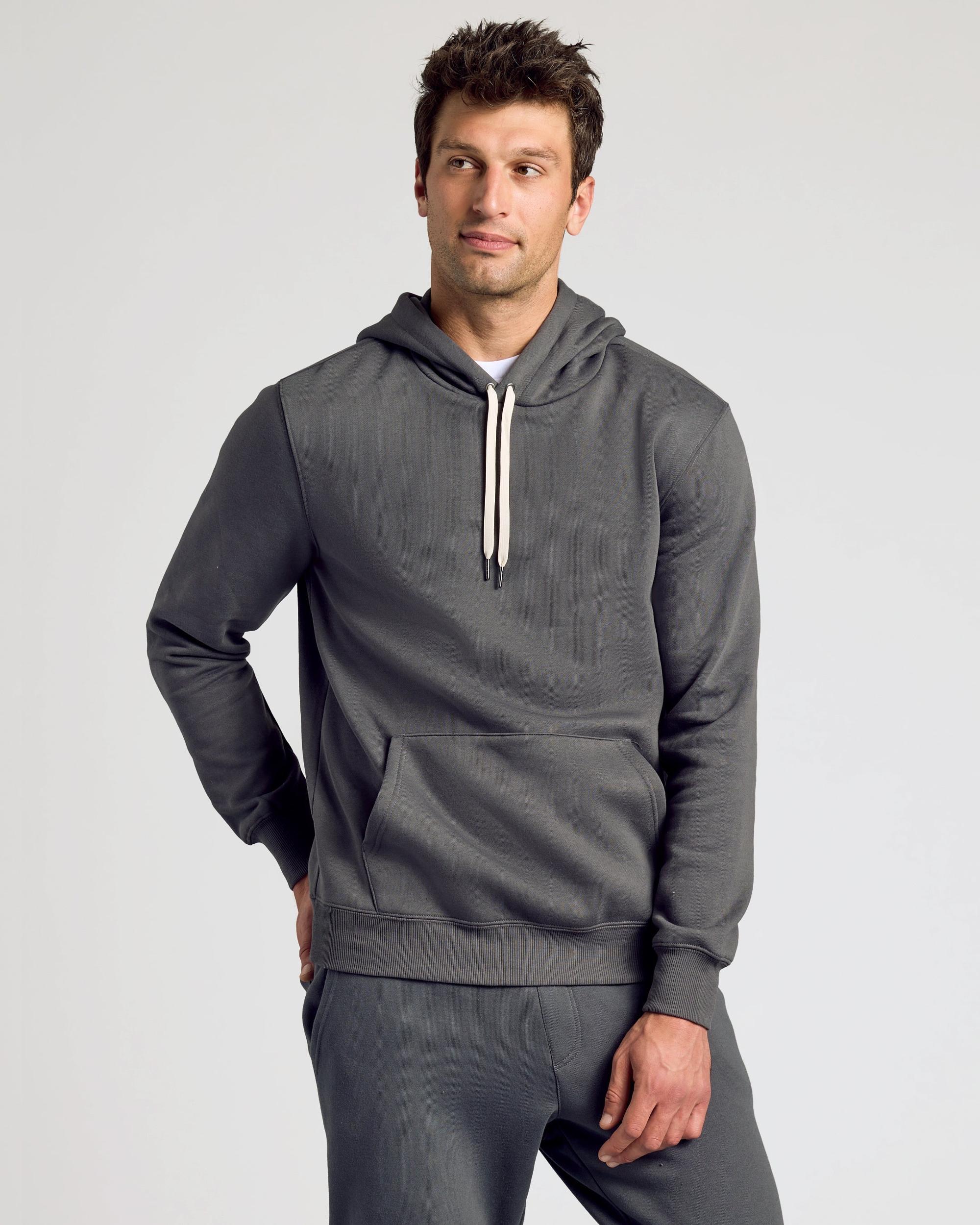 Carbon Fleece French Terry Pullover Hoodie Product Image