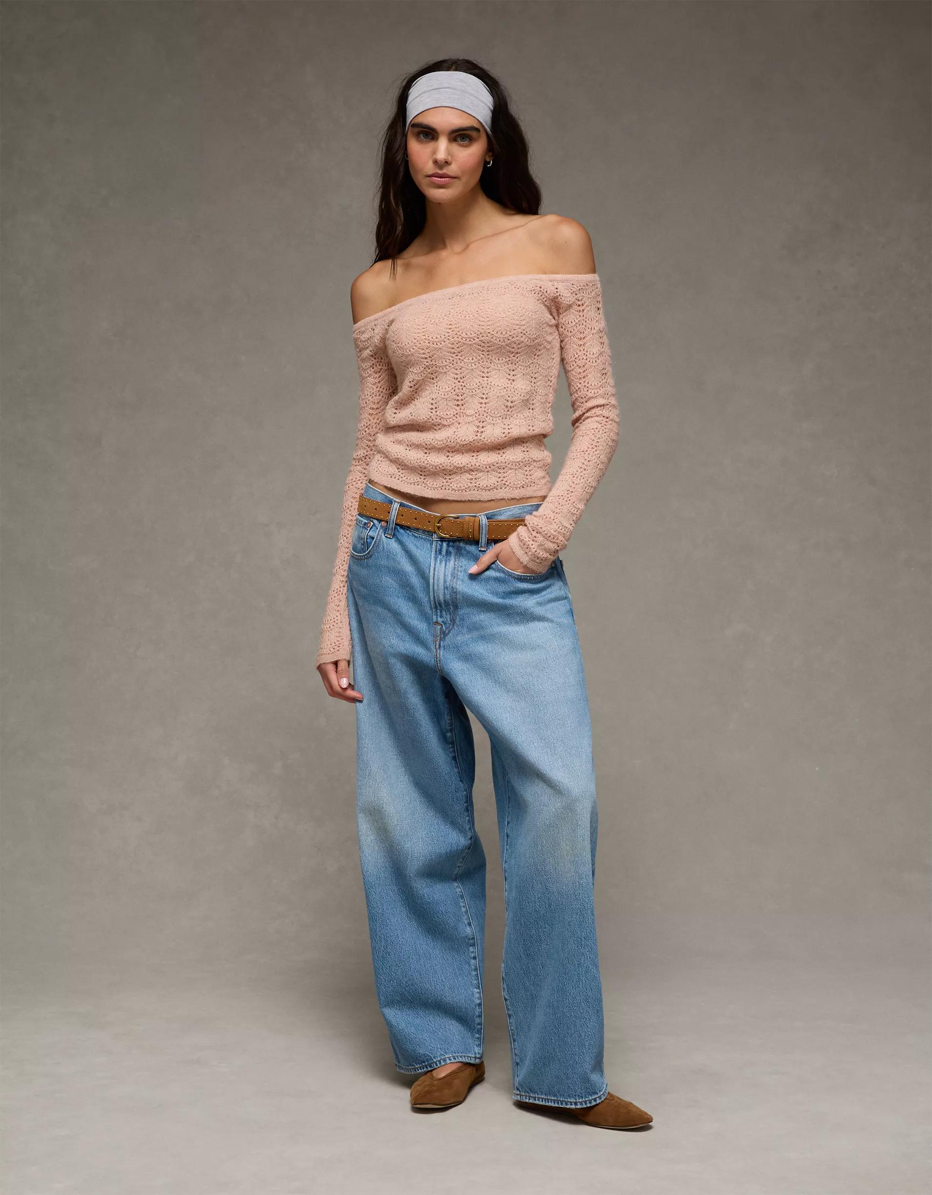AE Off-The-Shoulder Sweater  Product Image
