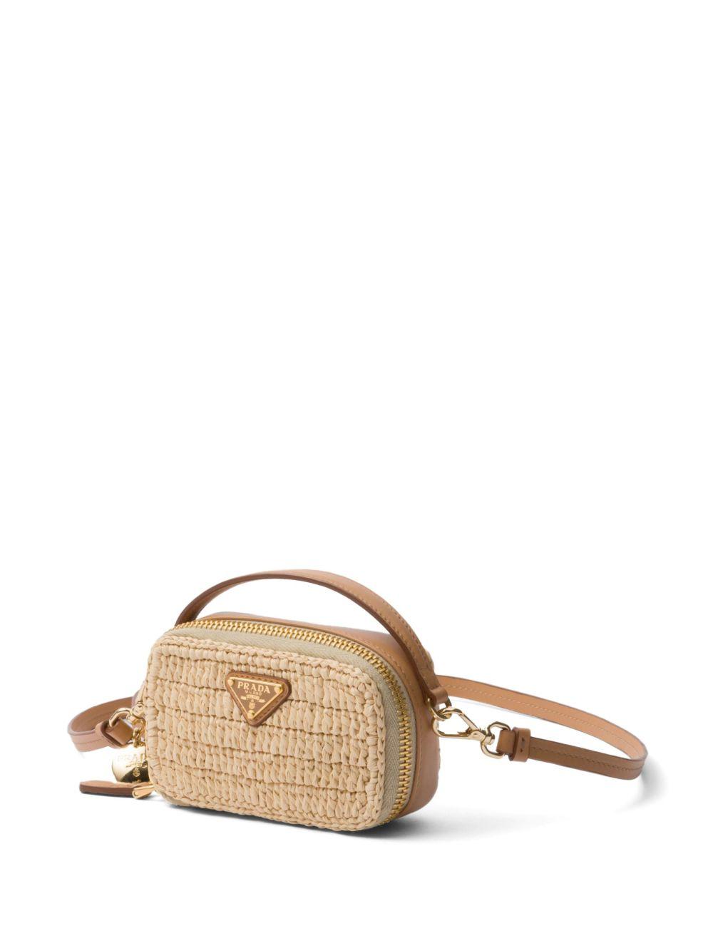 logo-plaque crochet pouch Product Image