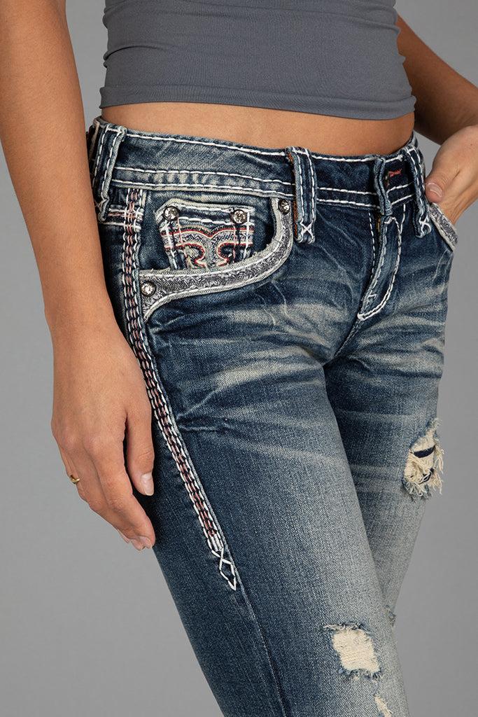 Jane Low-Rise Bootcut Jeans Product Image