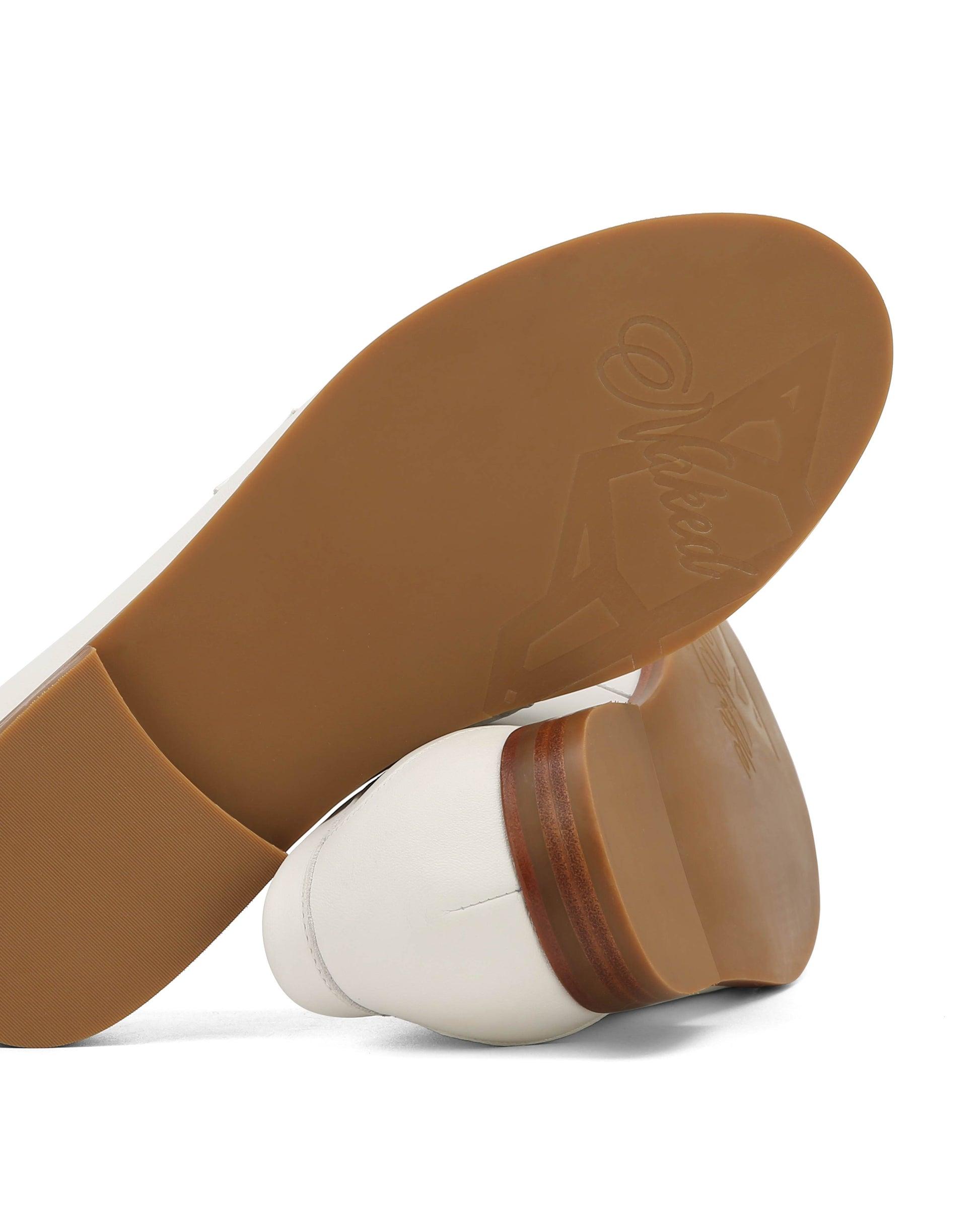 Lido Pure White Wave Cow Suede Product Image