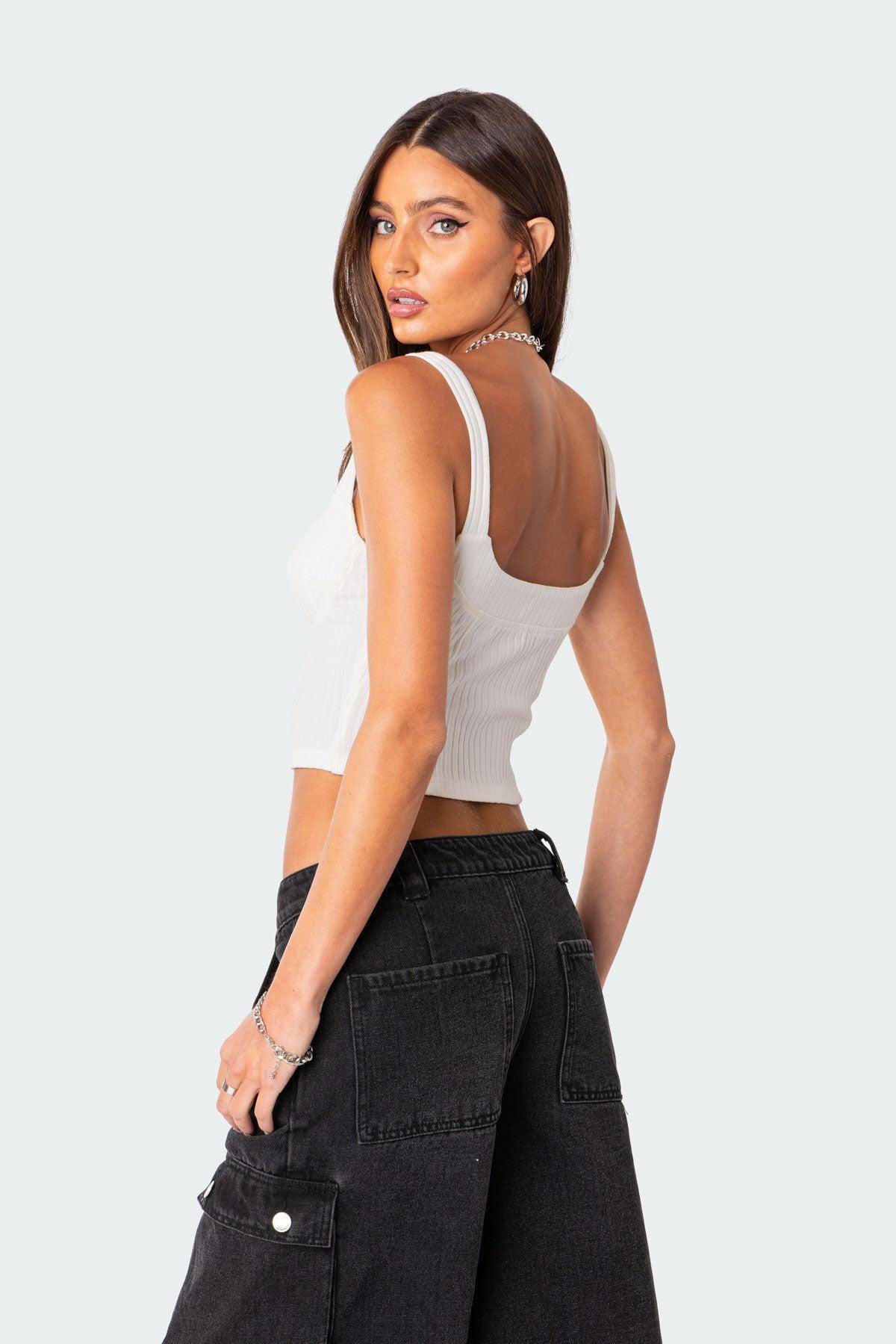 Isadora Ribbed Corset Product Image