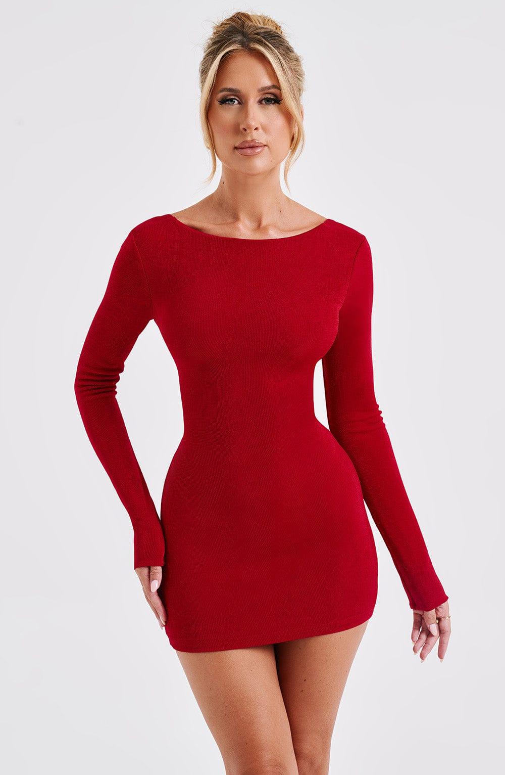 Una Mini Dress - Red Product Image
