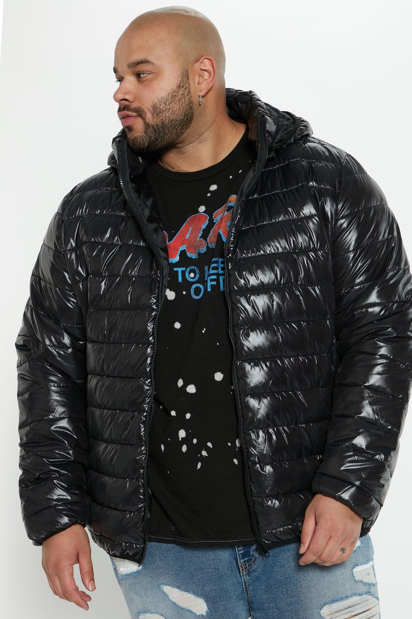 Light Weight Puffer Jacket - Black Male Product Image