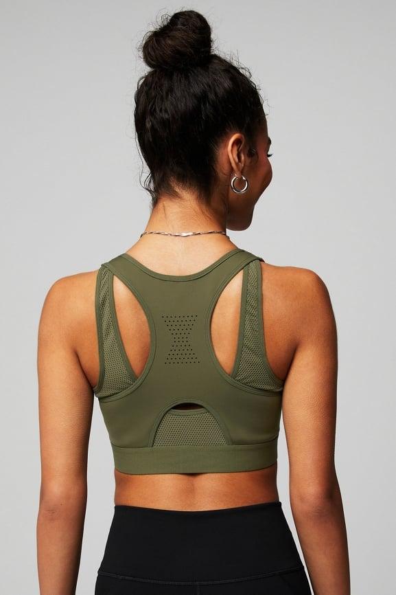 Front Zip High Impact Sports Bra Product Image