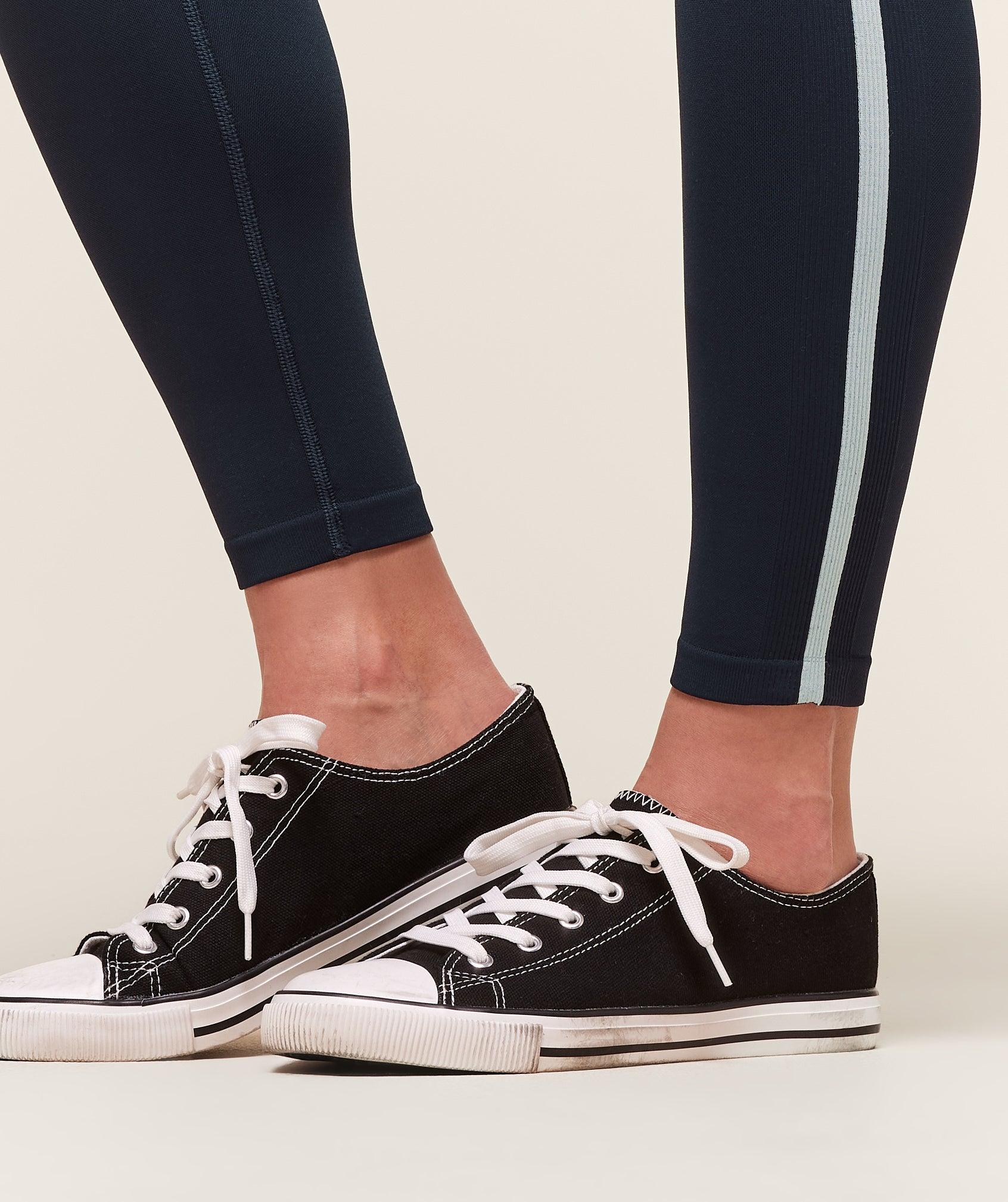 Gymshark Lift Campus Seamless Leggings - Heavy Blue Female Product Image