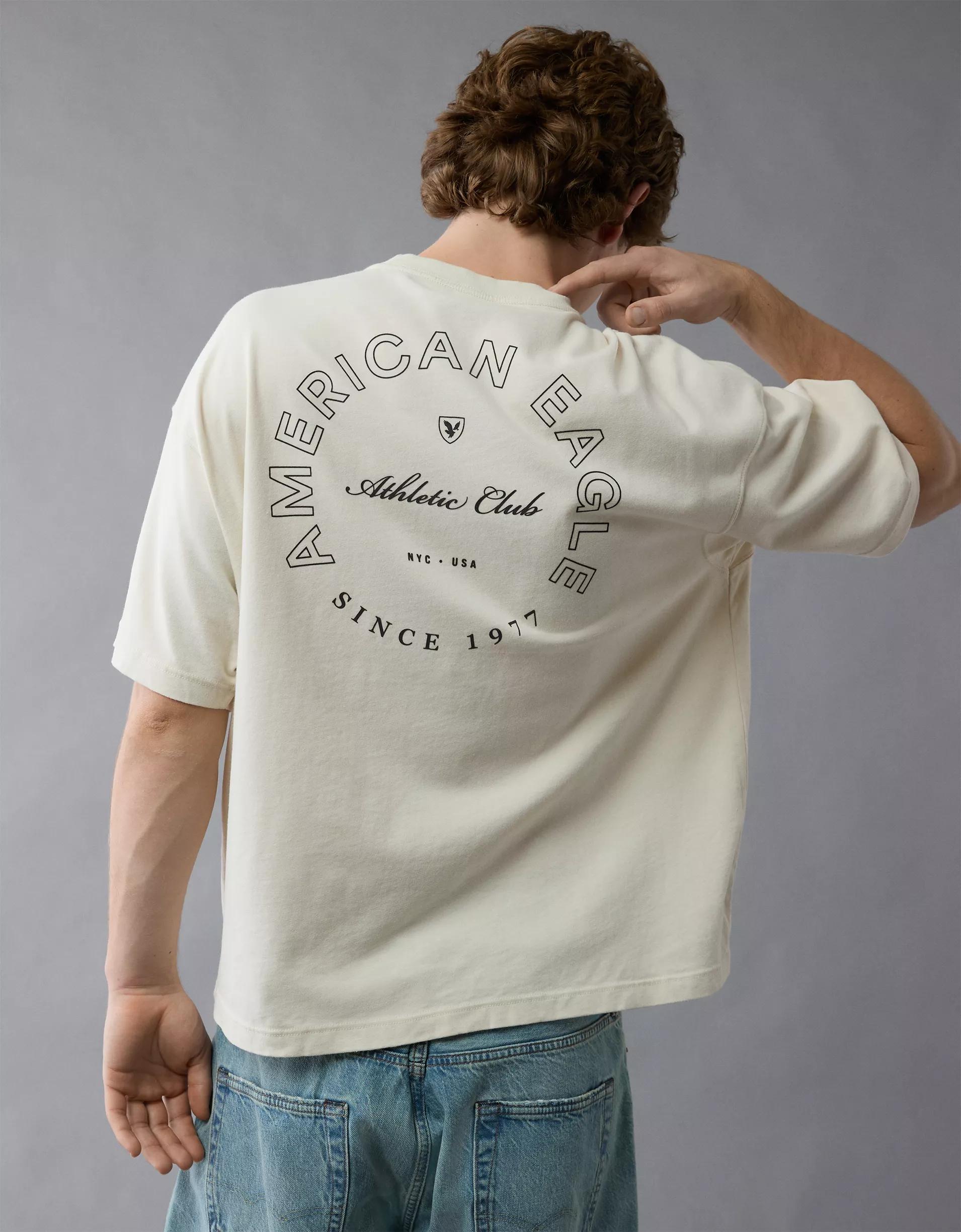 AE Boxy Logo Graphic T-Shirt Product Image