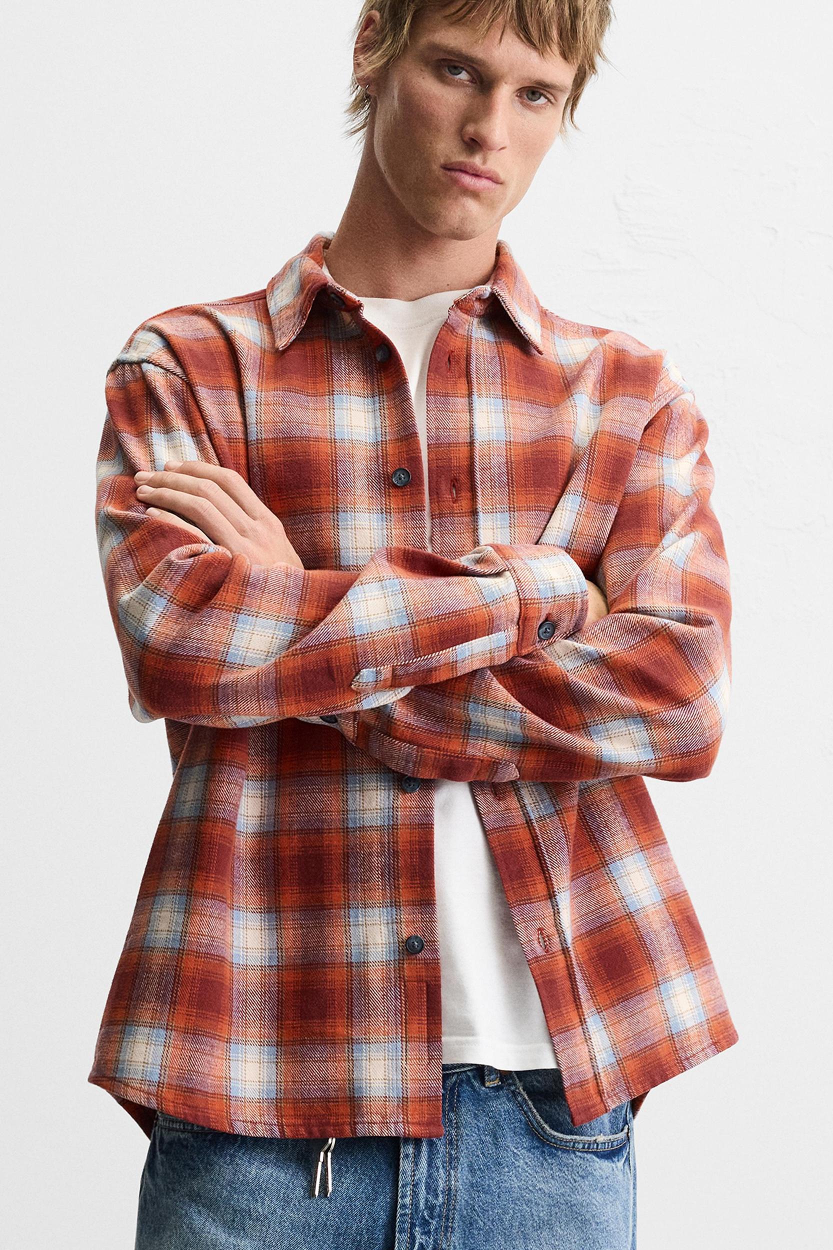 PLAID FLANNEL SHIRT Product Image