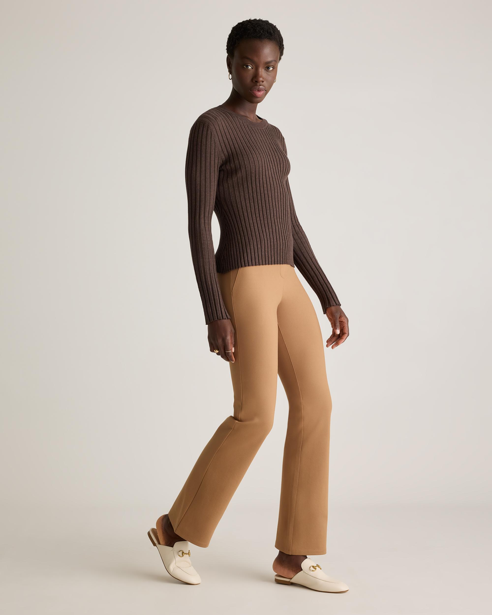 Quince | Women's Ultra-Stretch Ponte Bootcut Pants Size XL, Rayon Product Image