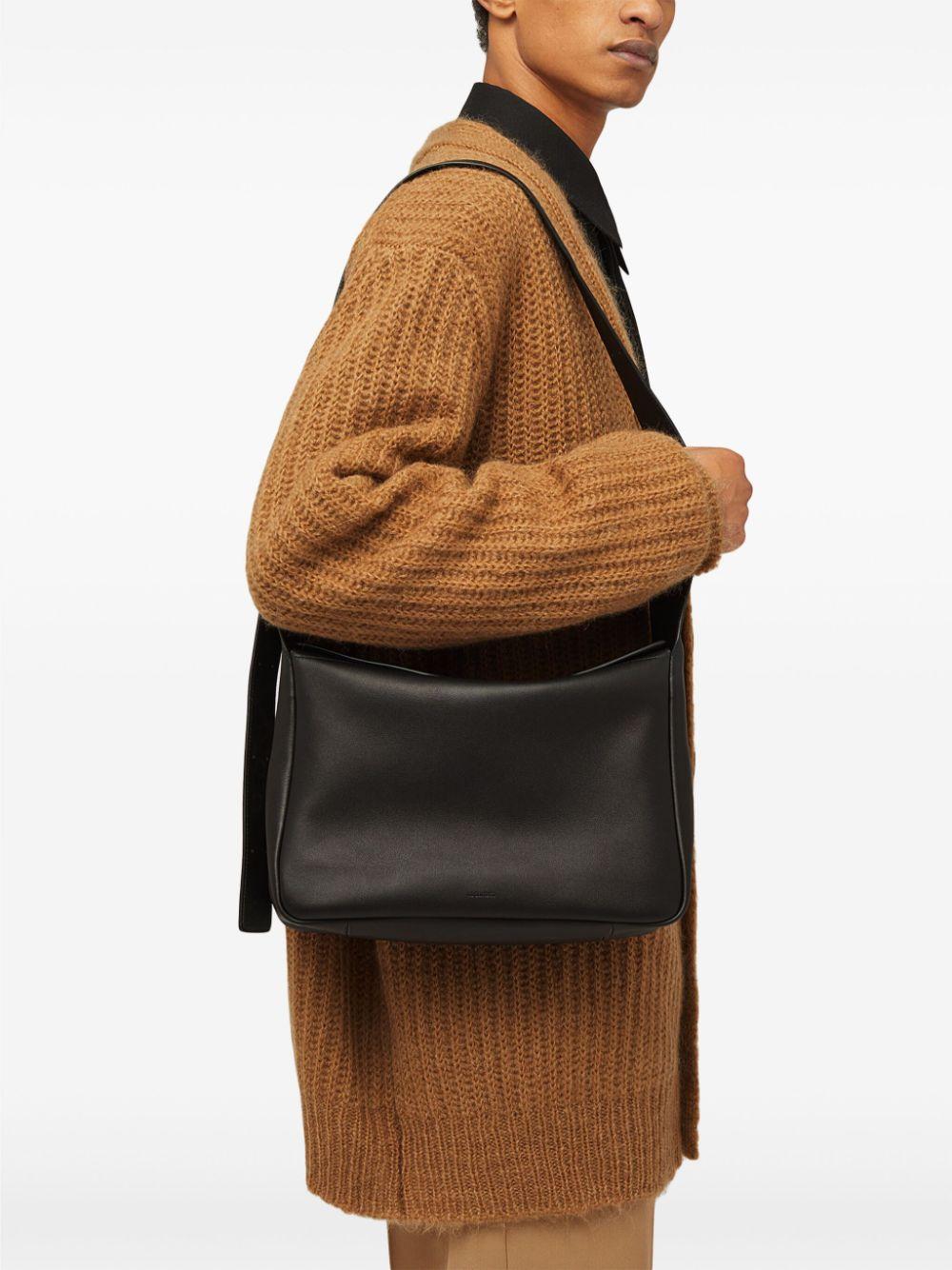 Flap Large leather shoulder bag Product Image