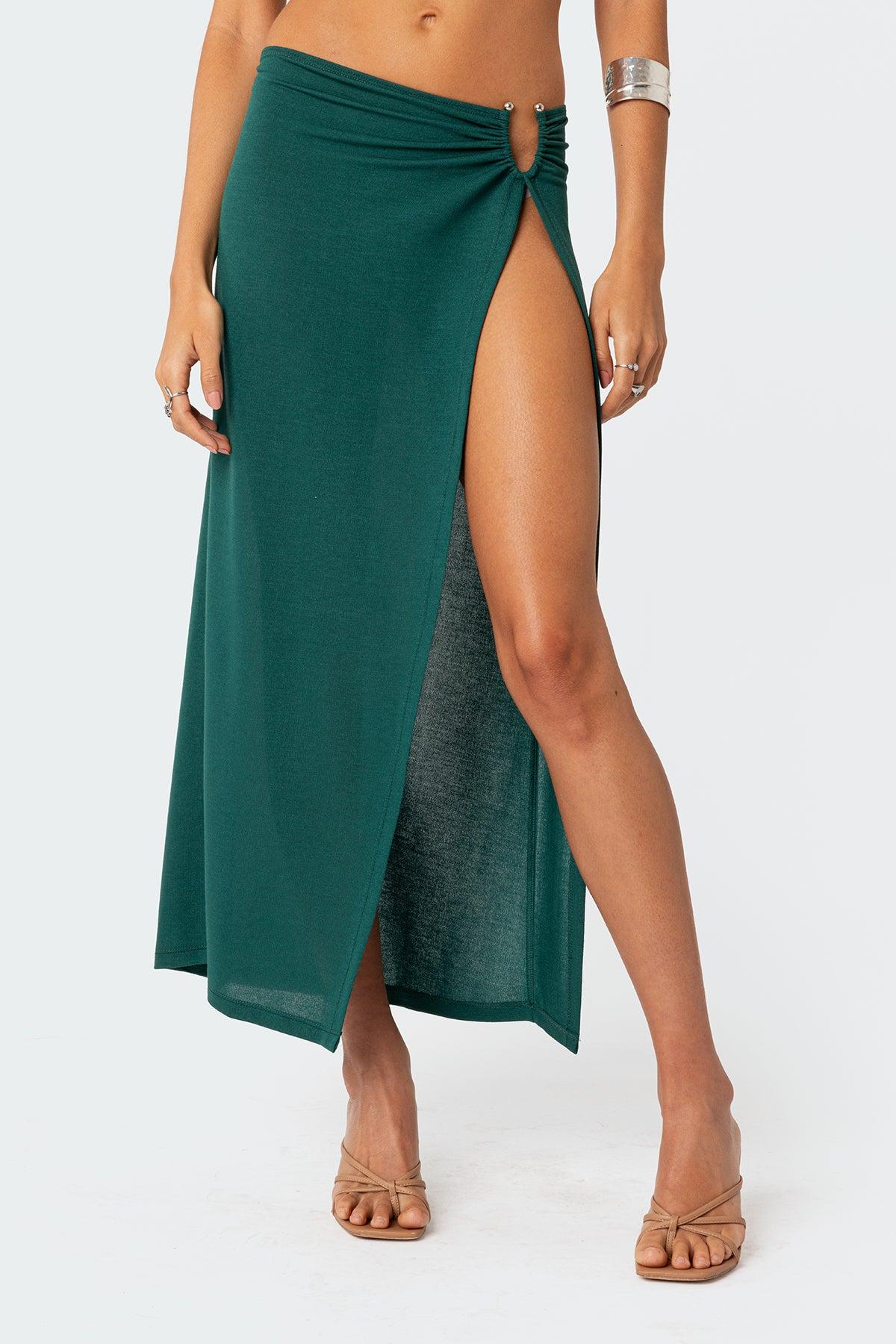 Nyssa Wrap Midi Skirt Product Image