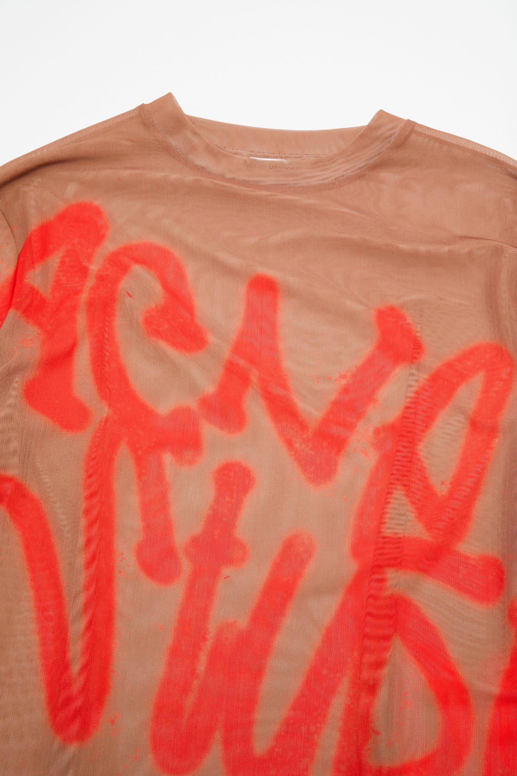 Long sleeve t-shirt sprayed logo Product Image