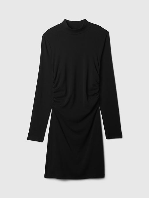 Modern Rib Mockneck Mini Dress Product Image
