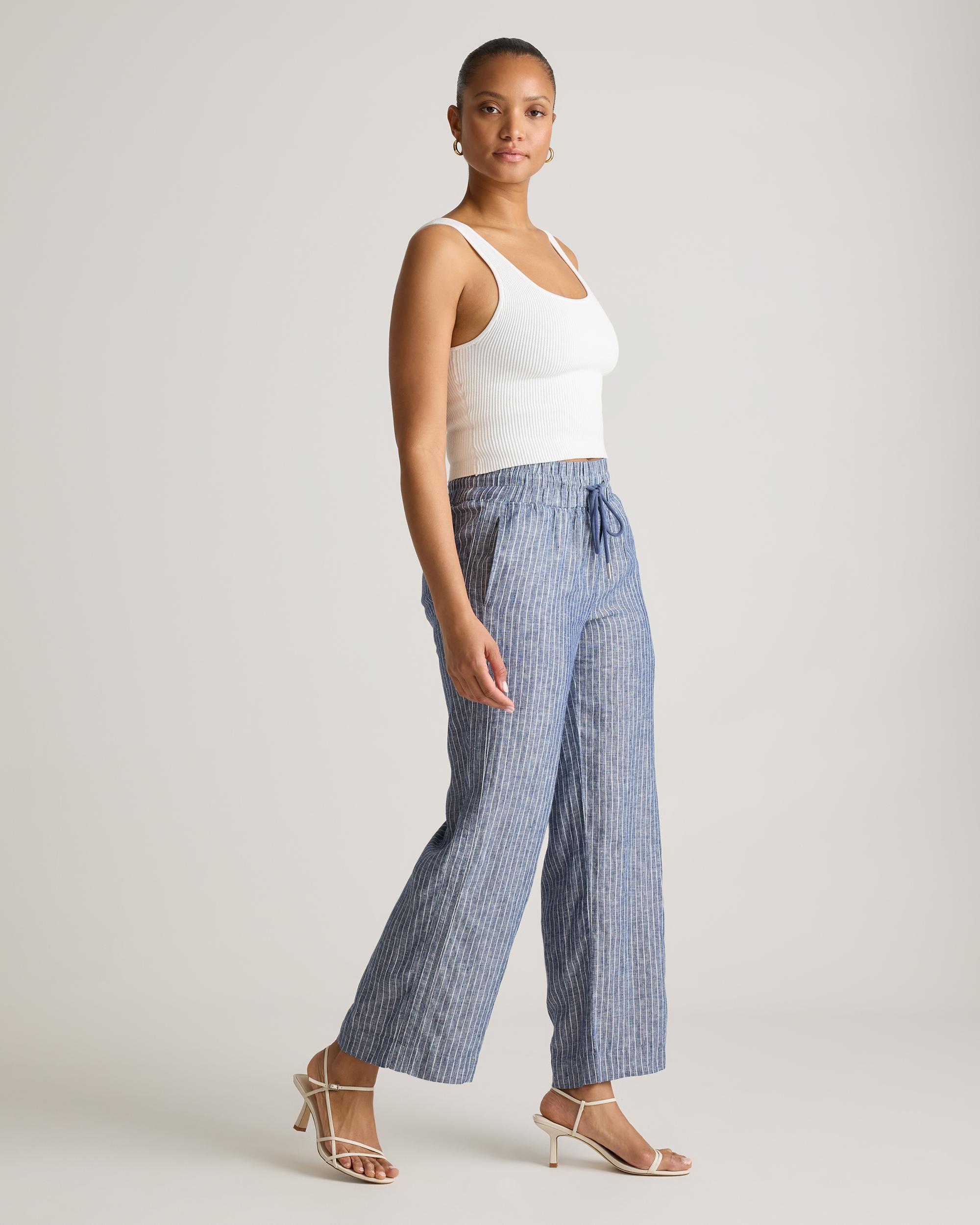 Quince | Women's 100% European Linen Wide Leg Pants Size XS Product Image