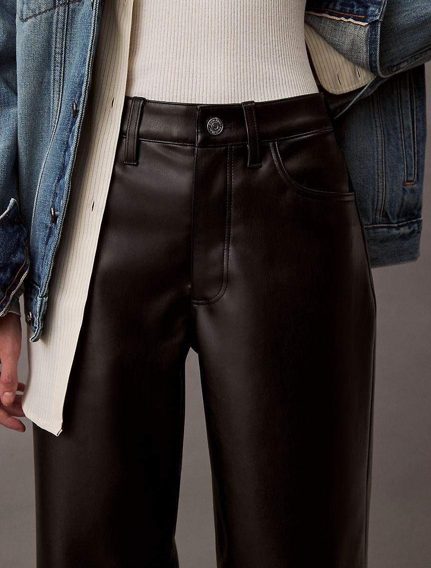 Faux Leather 90s Pants Product Image