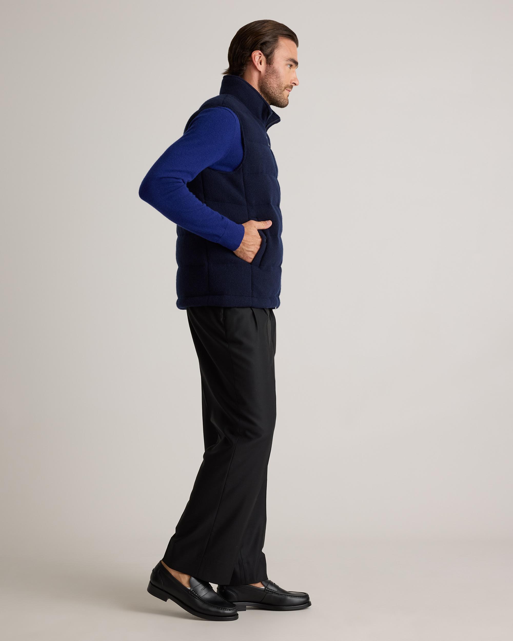 Quince | Men's Mongolian Cashmere Puffer Vest Product Image