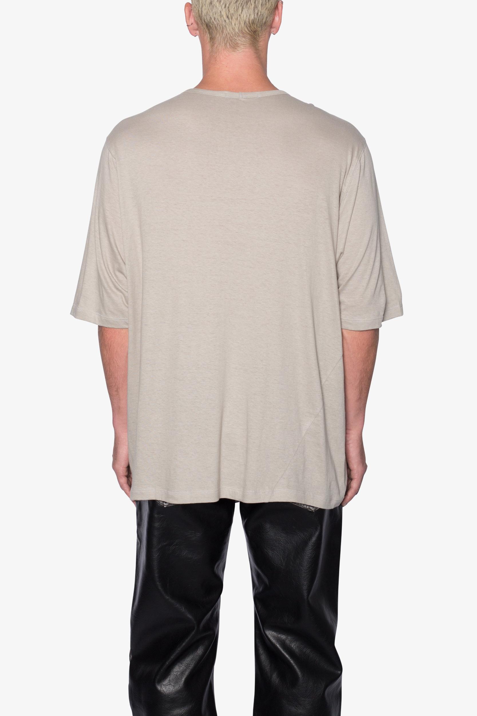 Sheer Gauze Tee - Bone Product Image