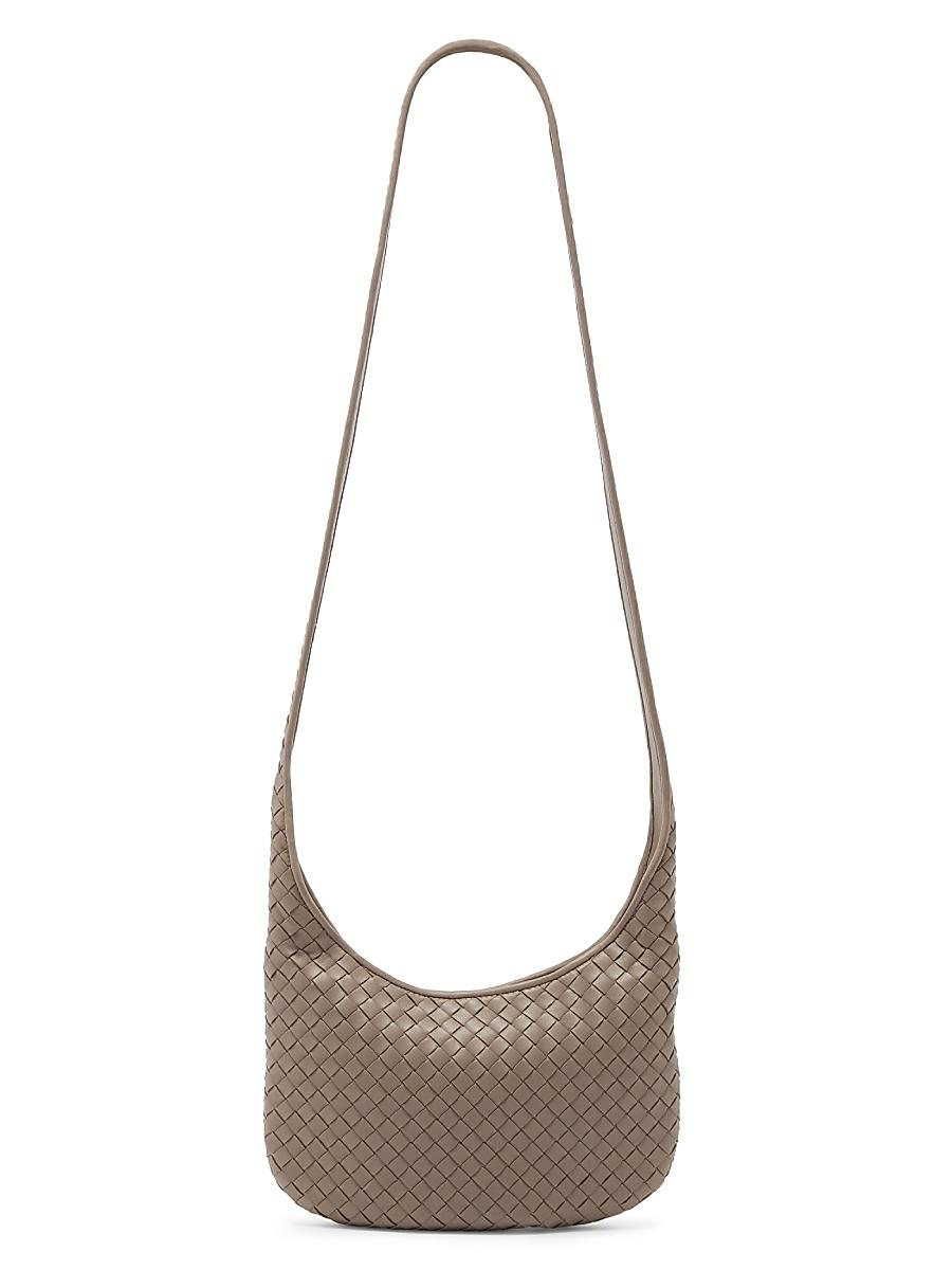 Womens Small Veneto Leather Crossbody Bag Product Image