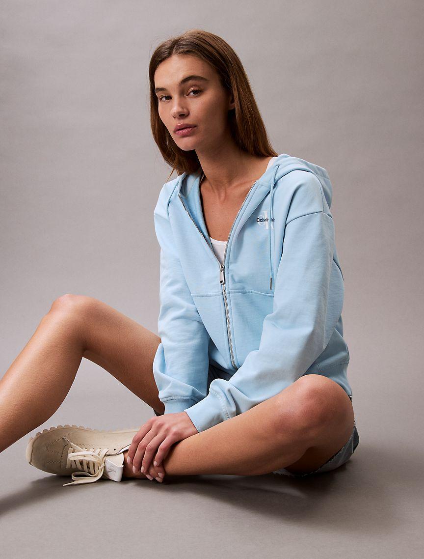 Monogram Logo French Terry Hoodie Product Image