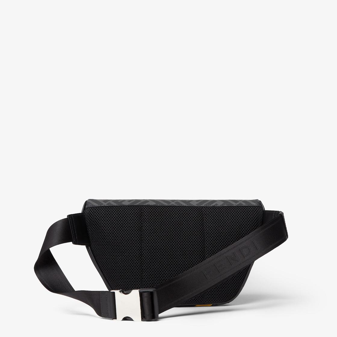 Fendi Diagonal Belt BagGray fabric belt bag Product Image