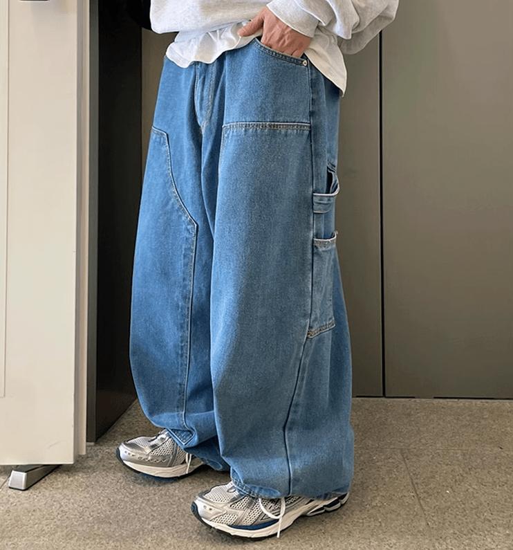RT No. 11180 BAGGY DENIM JEANS Product Image