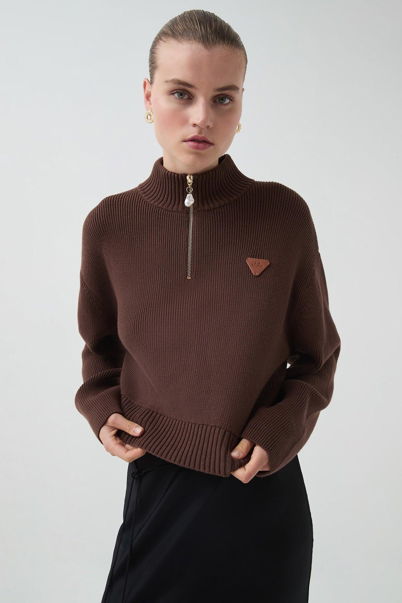 Naia 1/4 Zip Knit Product Image