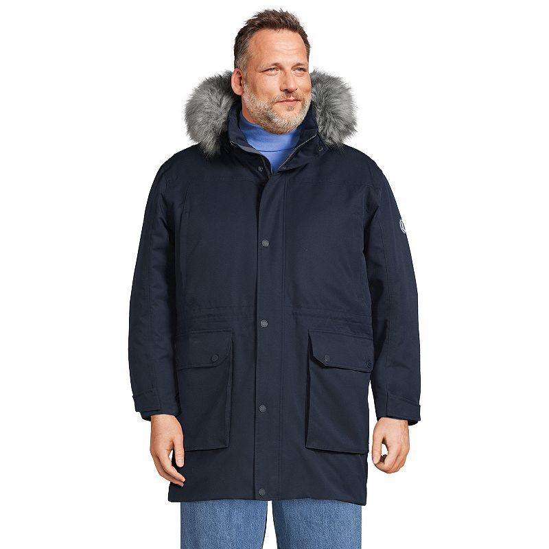 Big & Tall Lands' End Expedition Down Waterproof Winter Parka, Men's,  Product Image