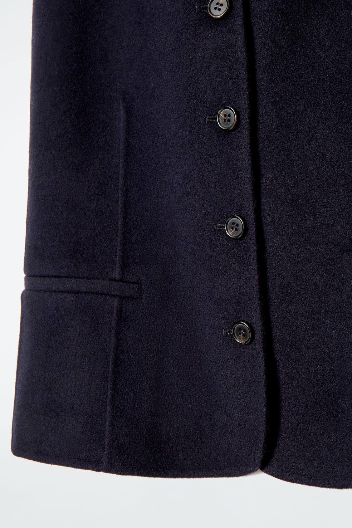 DOUBLE-FACED WOOL VEST Product Image