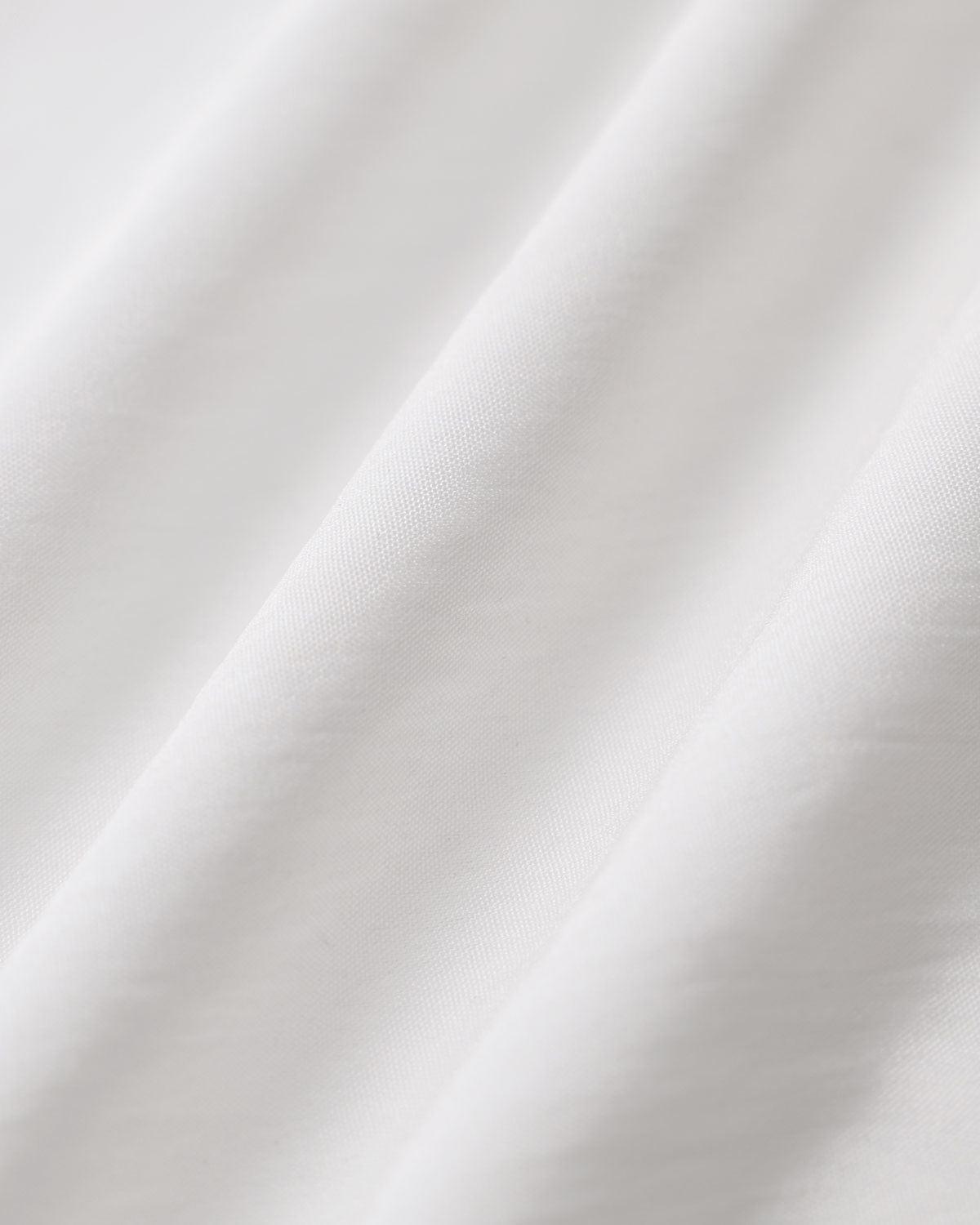 White Ruched Slip Maxi Dress Product Image