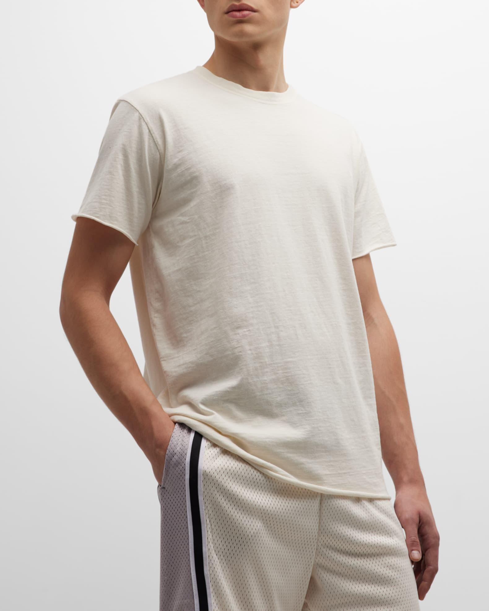 Men's Anti-Expo Textured Cotton T-Shirt Product Image