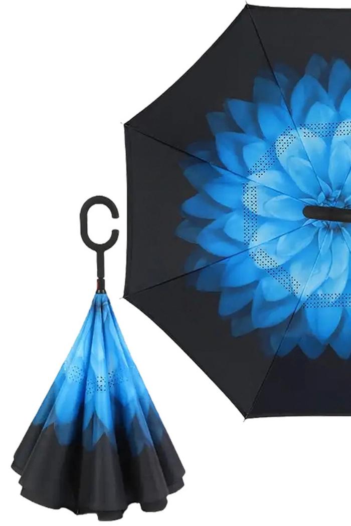 Print Inside-Out Double Canopy Umbrella Product Image