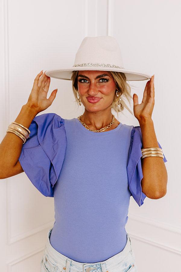 NYC Ready Felt Fedora in Ivory Product Image