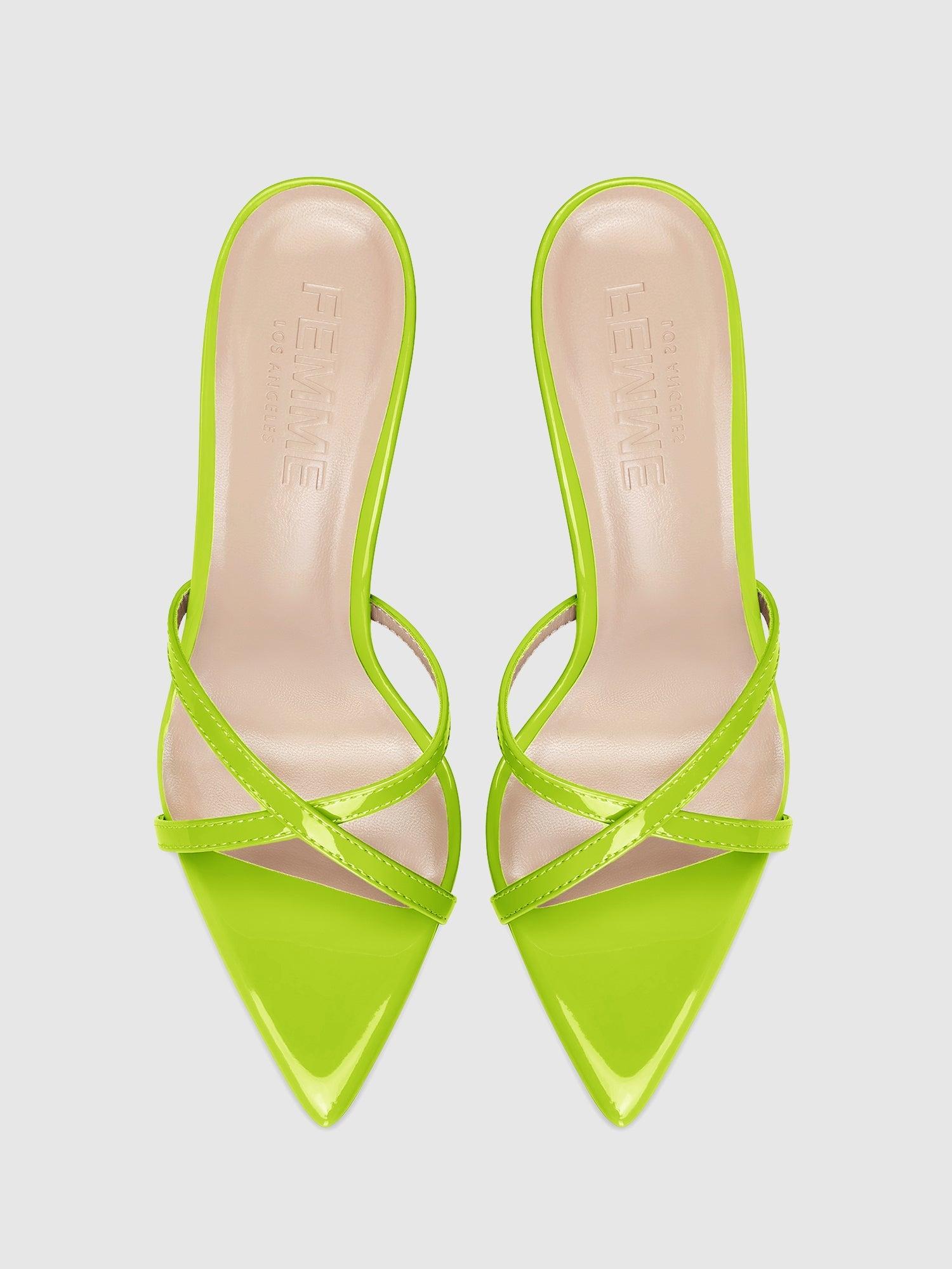 Donatella Mule - Lime Product Image