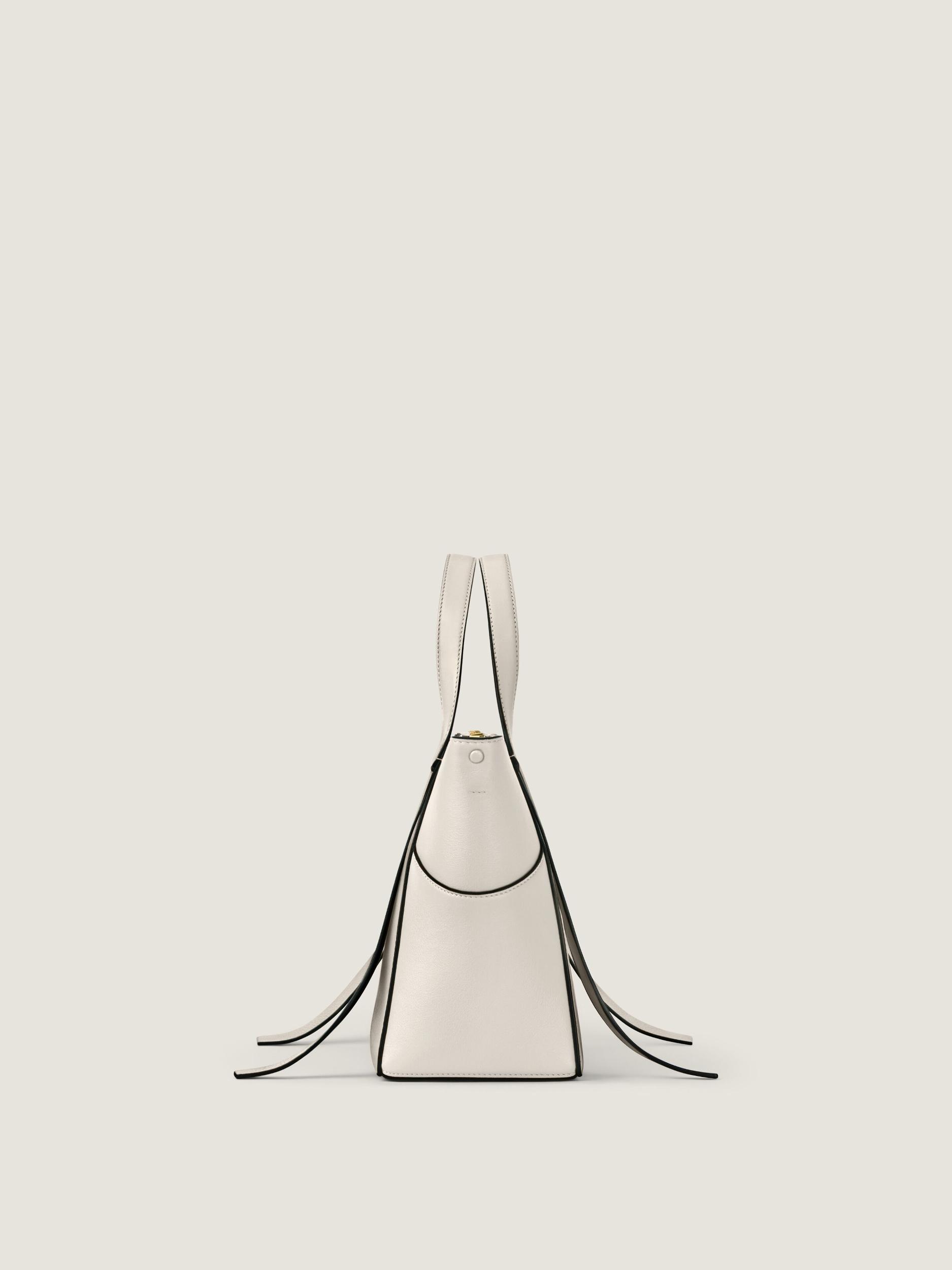 Medium The Snatch bag in grained leather Product Image