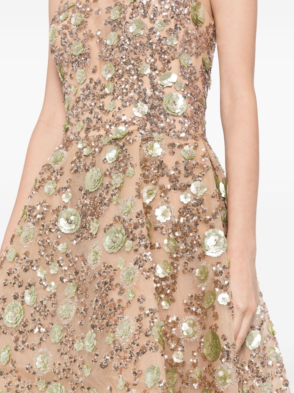 bead-embellished tulle gown Product Image