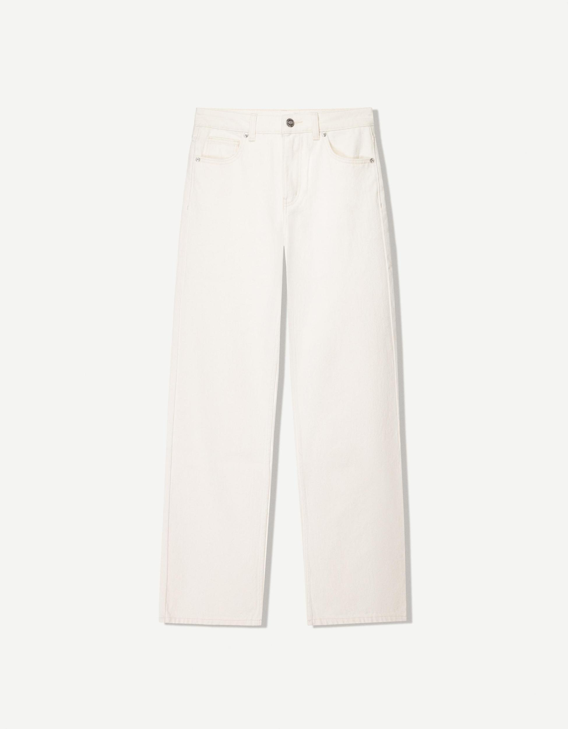 Straight wide-leg jeans Product Image