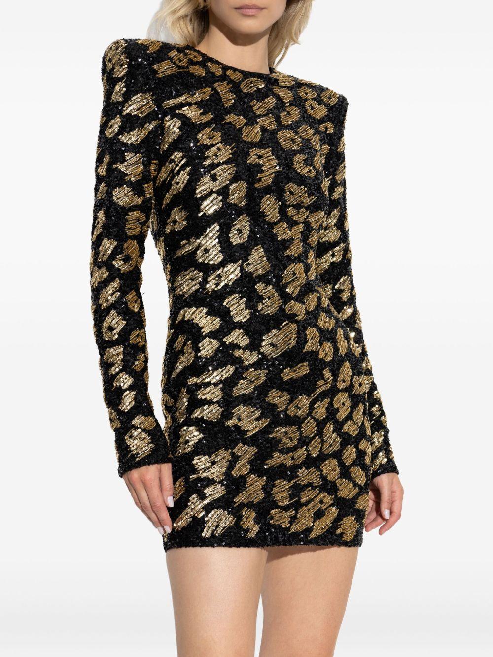 sequin-embellished mini dress Product Image