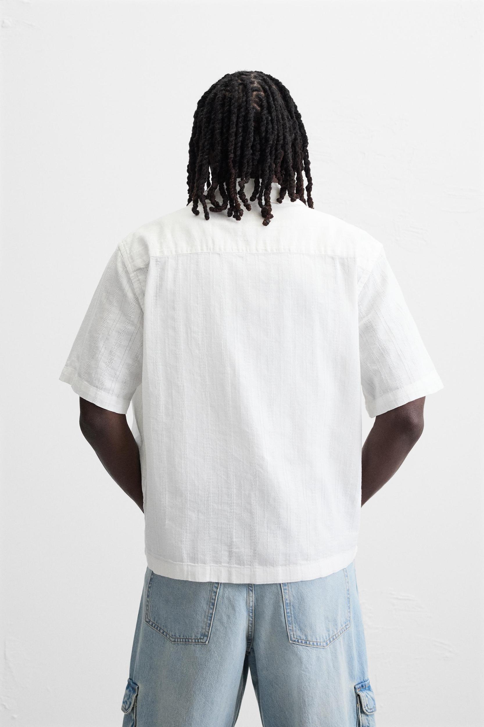 JACQUARD STRIPED SHIRT Product Image