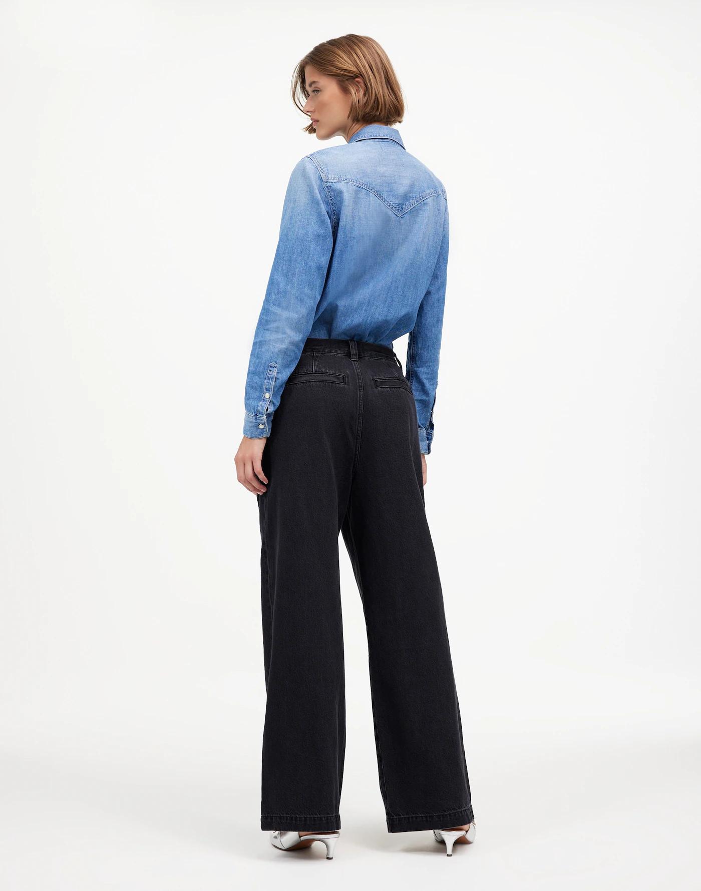 The Harlow Wide-Leg Jean: Airy Denim Edition Product Image