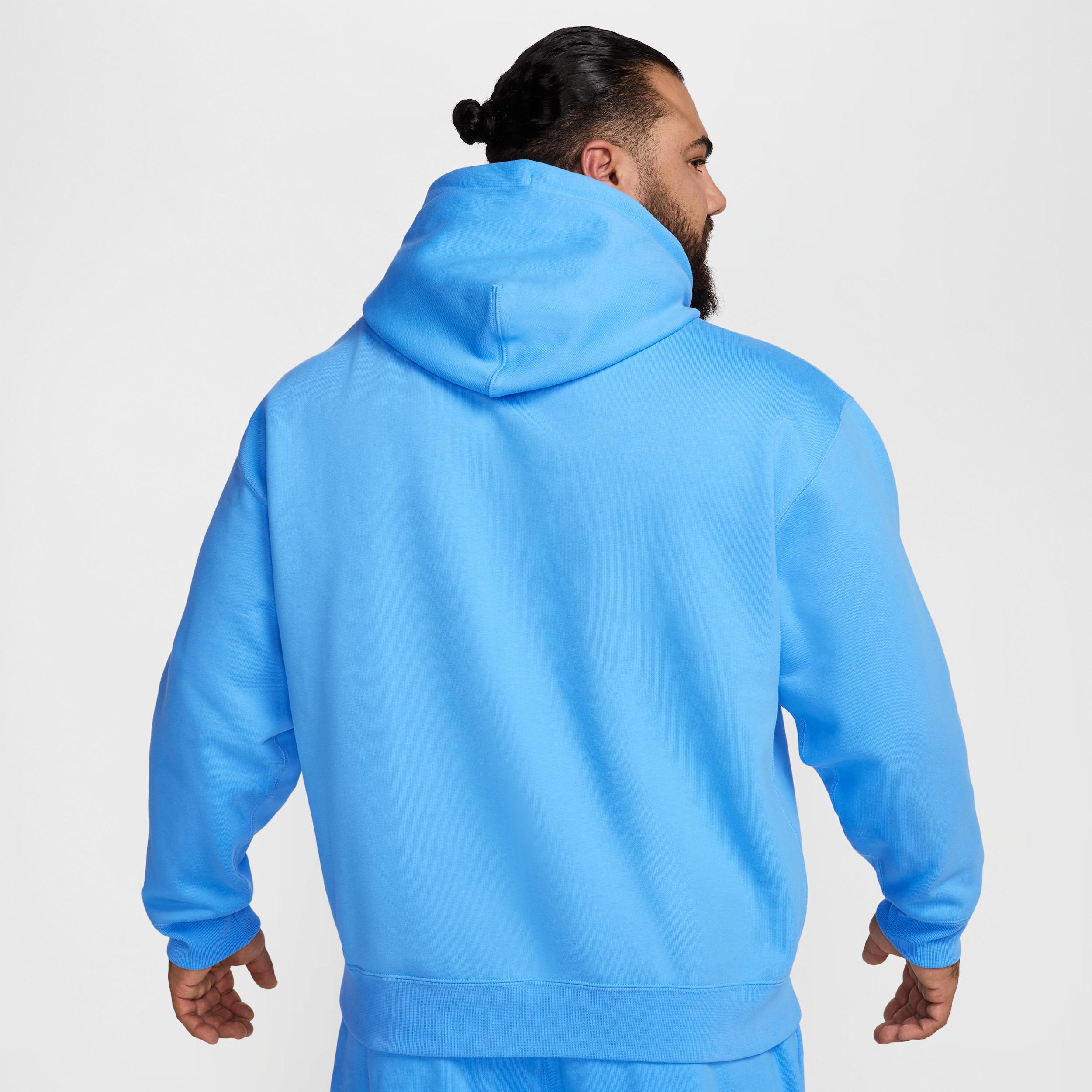 Nike Mens Solo Swoosh Fleece Pullover Hoodie | DX1355-412 Product Image
