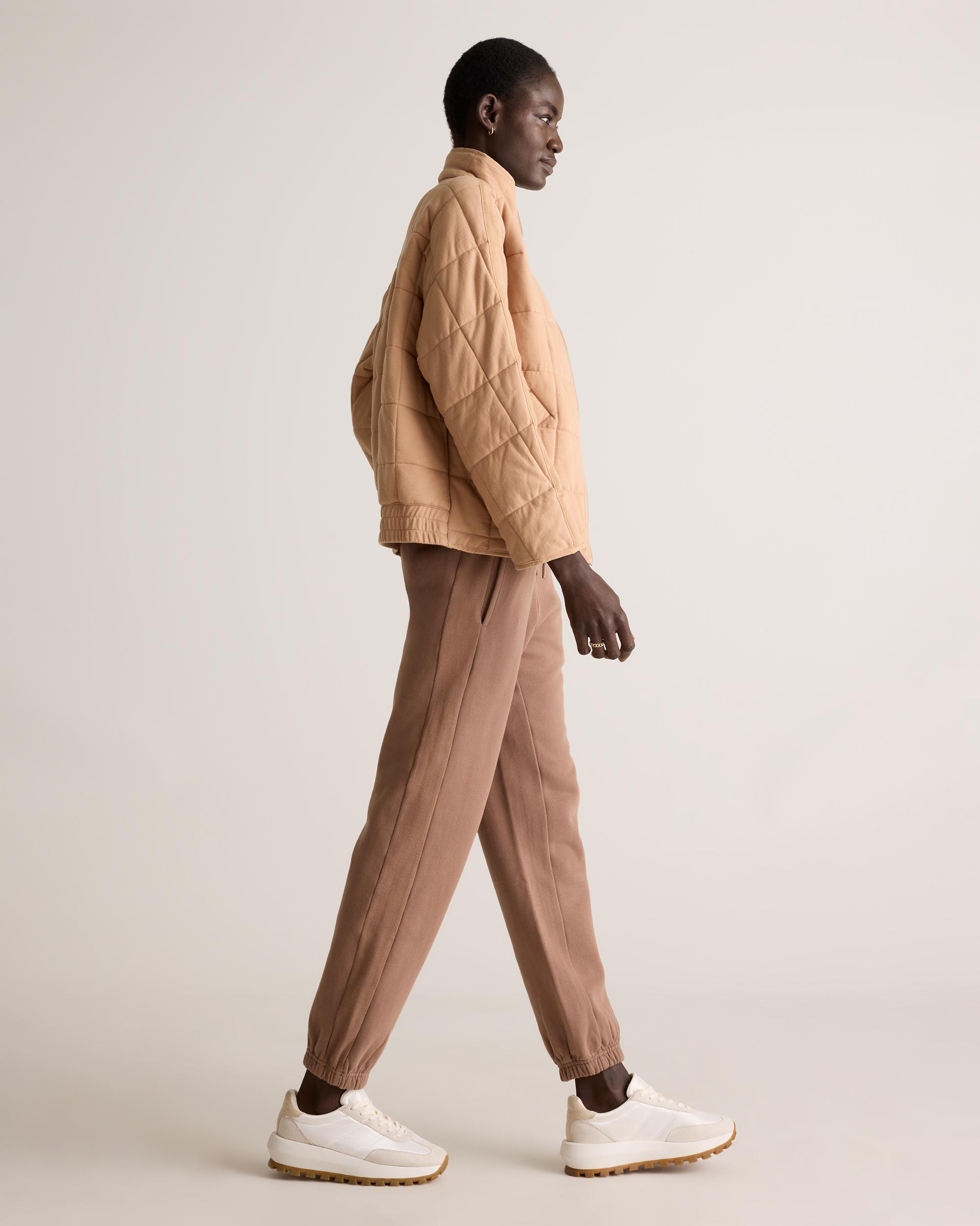 Quince | Women's Quilted Knit Jacket Organic Cotton Product Image