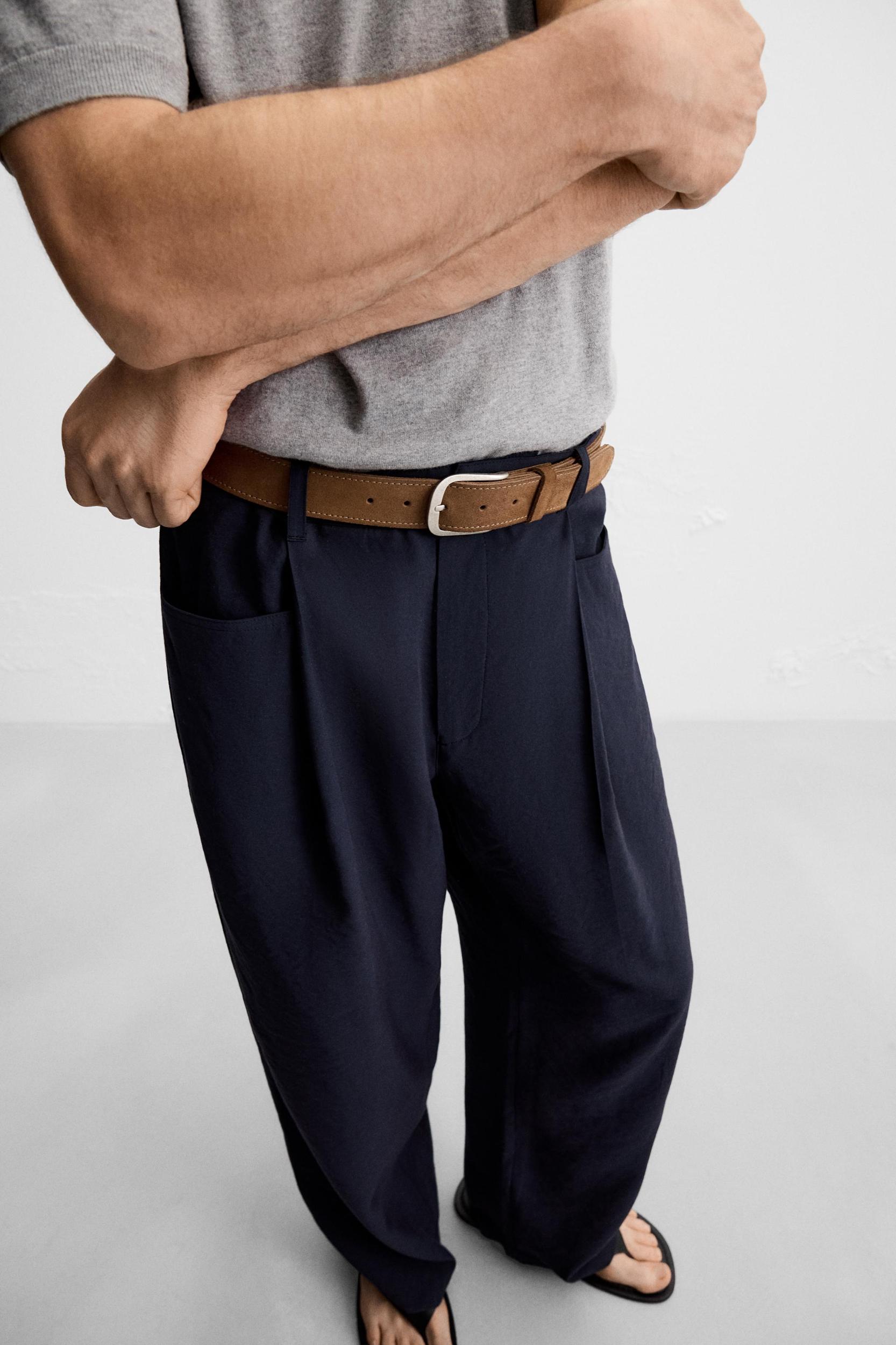 SPLIT LEATHER BELT Product Image