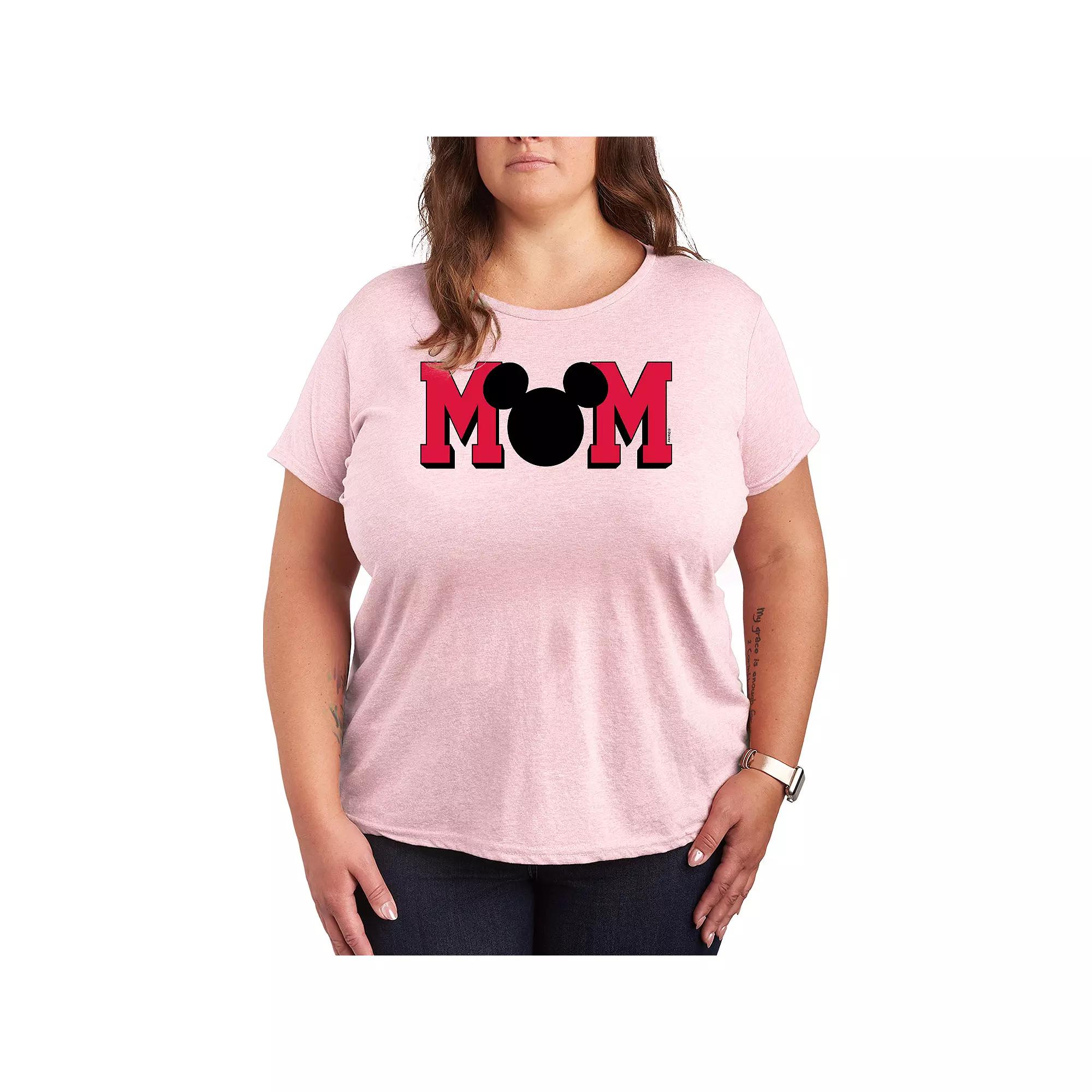 Disney's Mickey Mouse Plus Mom Graphic Tee, Women's,  Product Image