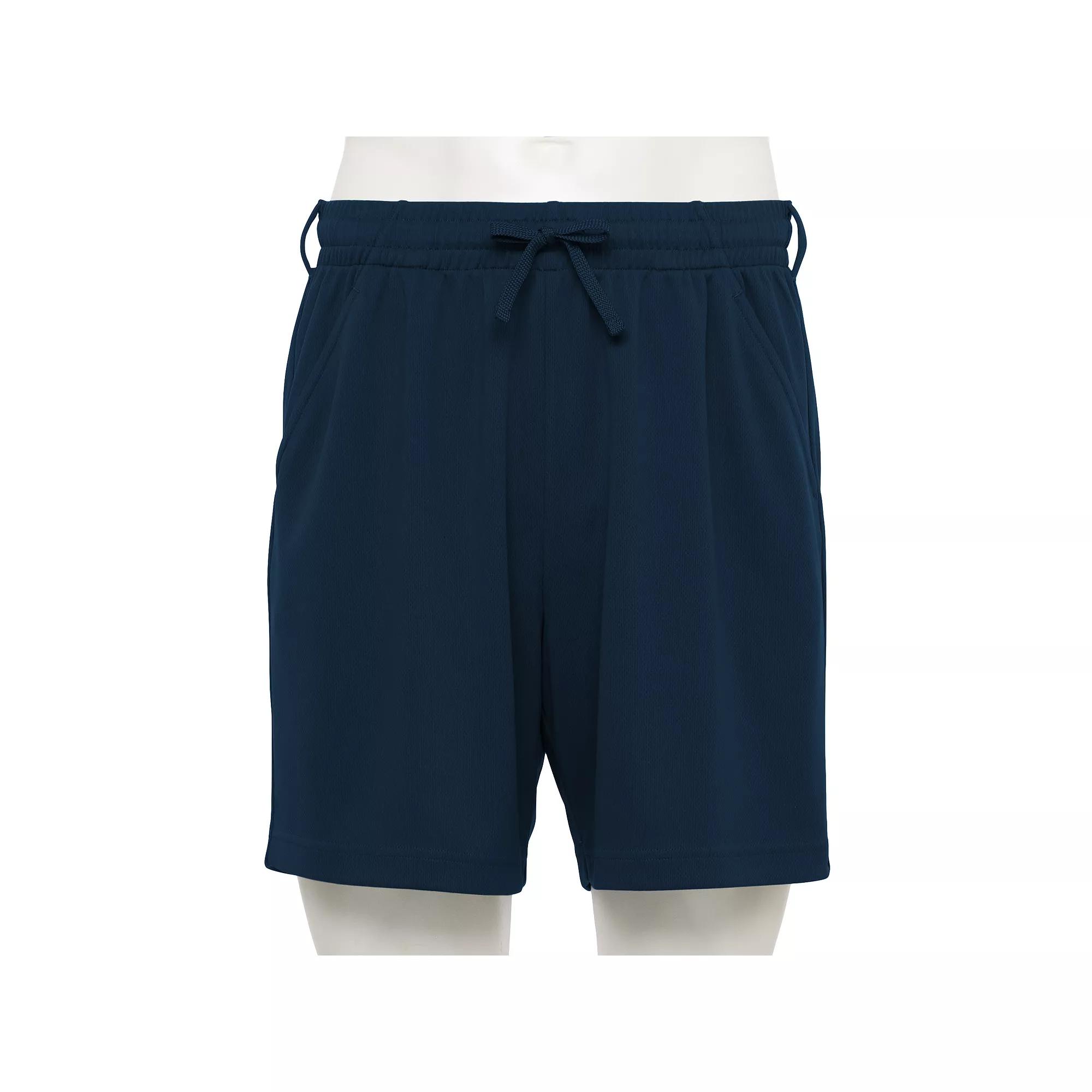 Men's Tek Gear® 7 in. Inseam Adaptive Mesh Shorts, Size: XL, Mineral Black Product Image